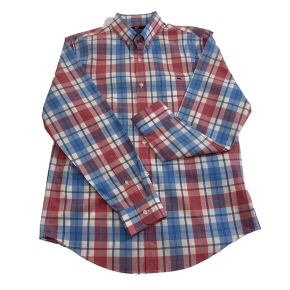 Vineyard Vines Other - Vineyard Vines Shirt Men’s M Slim Fit Tucker Button Up Long Sleeve Preppy